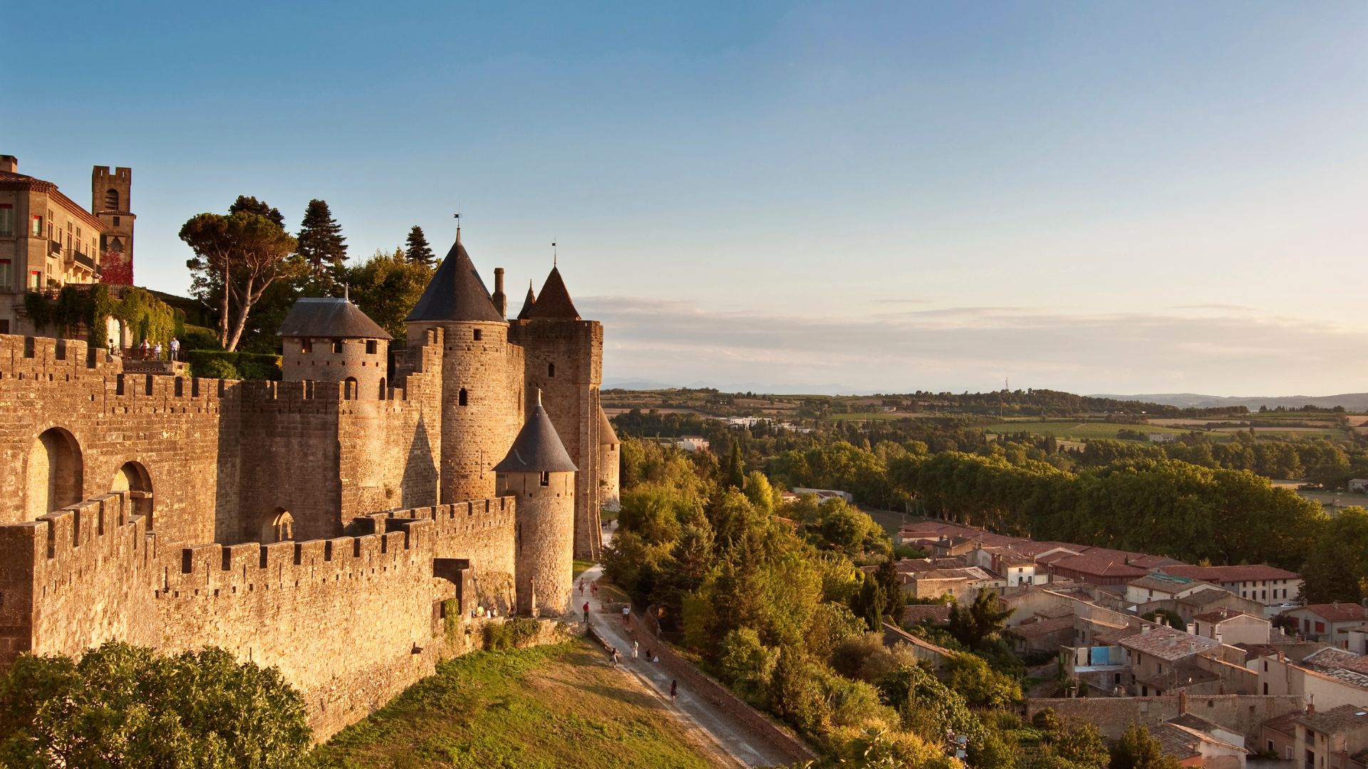 Ville fortifiée de Carcassonne dans le Languedoc